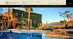 Desktop Screenshot of hoteldelvalledeguadalupe.com
