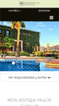 Mobile Screenshot of hoteldelvalledeguadalupe.com